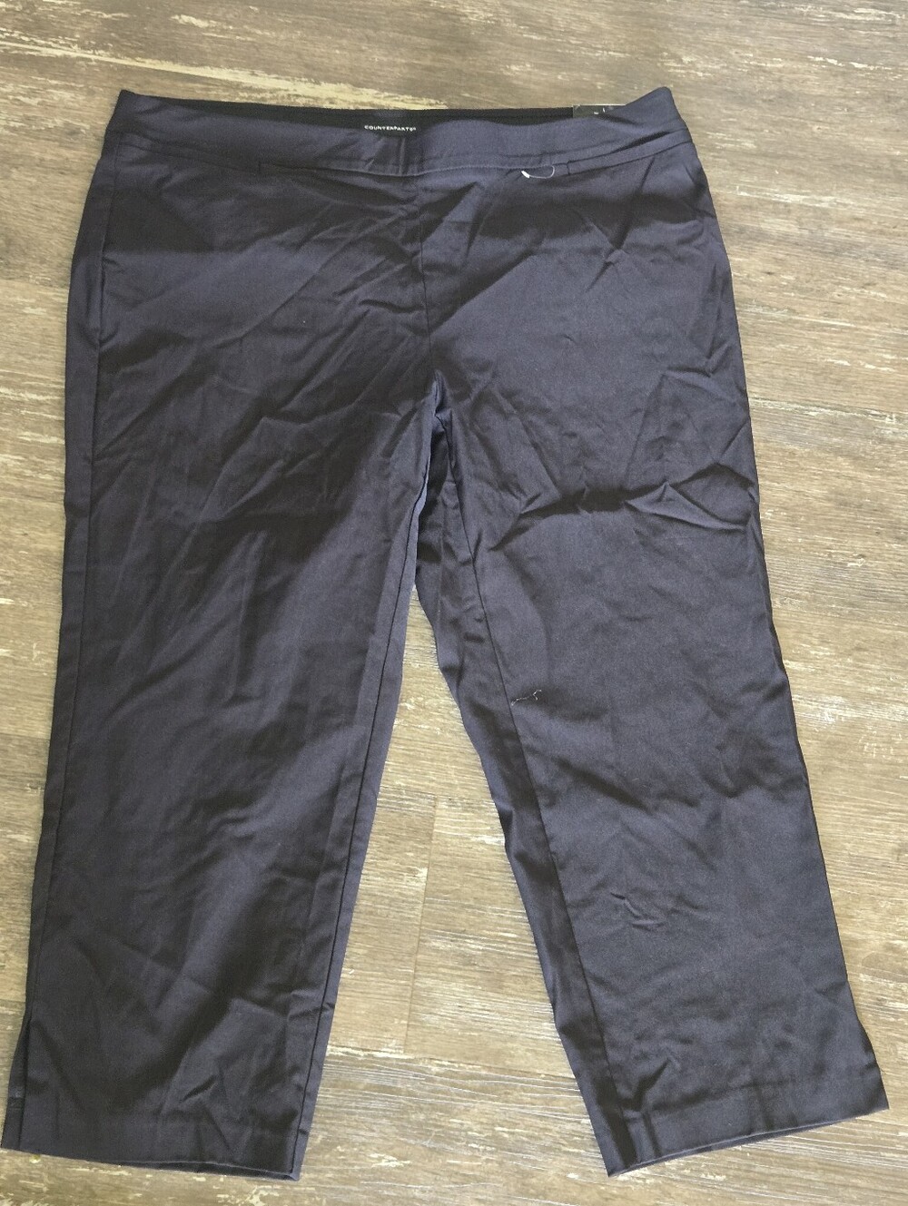Counterparts Mid Rise Crop Luxe Stretch Pants SIZE 2X Black